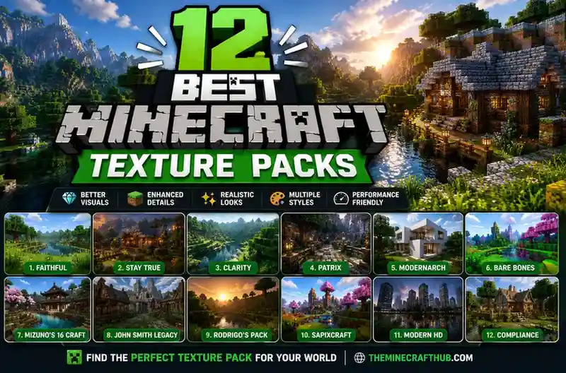 12 best minecraft texture packs En İyi Minecraft Doku Paketleri