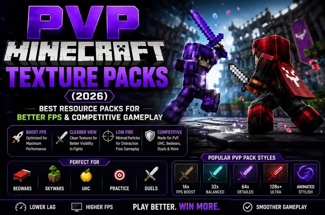 PVP minecraft texture 1 Best Minecraft PvP Texture Packs for Bedwars, Skywars, and Crystal PvP