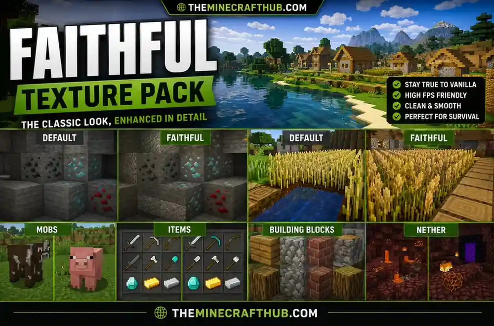 Minecraft Faithful Textrure Packs