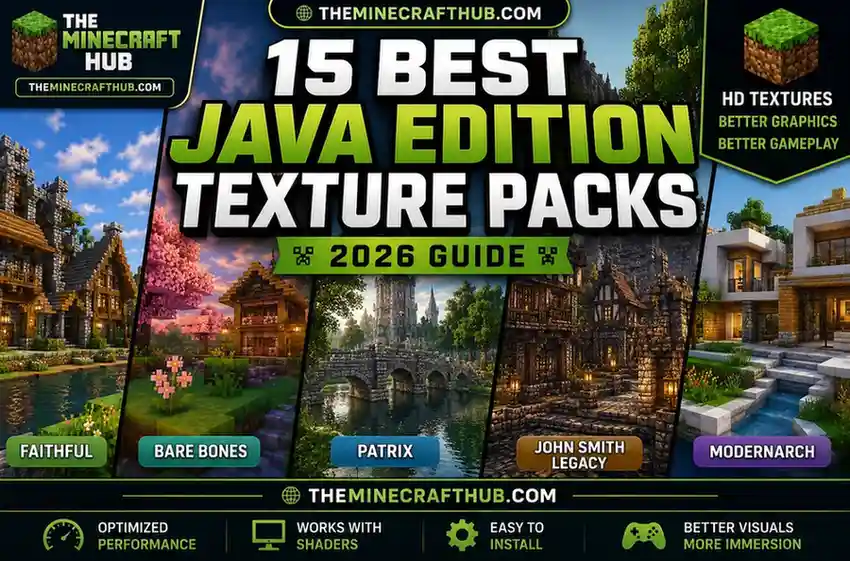 Best Minecraft Java Edition Texture Packs 2026