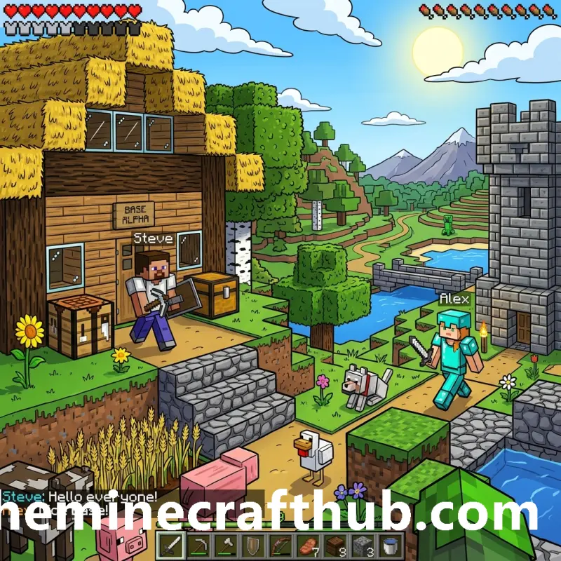 minecraft sphax screenshot Sphax PureBDcraft Çizgi Roman Tarzı Dokular