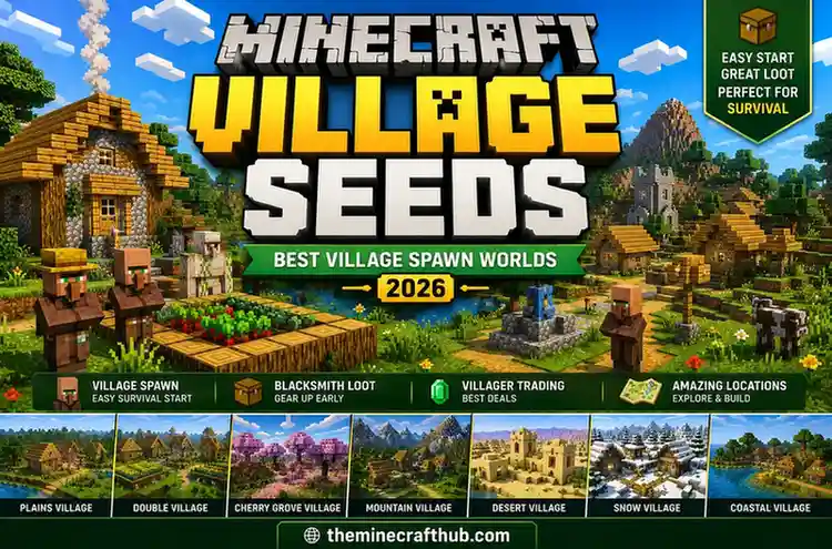 minecraft village seeds Minecraft Village seeds